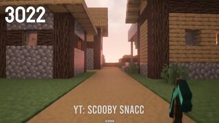 minecraft physics in 2022 vs 3022