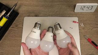 Как РАЗОБРАТЬ и ПОЧИНИТЬ светодиодную лампу? Ремонт LED лампочки своими руками!