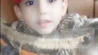 Cute baby motivated line