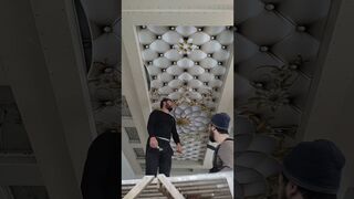 stretch ceiling fan 3D натяжные потолки.