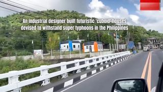 Philippine IN THE FIGHT AGAINST HURRICANES Designer builds Futuristic 'cuboid' house'