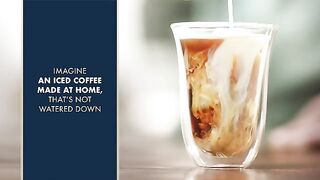 De'Longhi Dinamica Automatic Coffee & Espresso Machine TrueBrew (Iced-Coffee), Burr