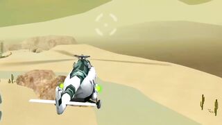 helicopter attack on enemy .game
