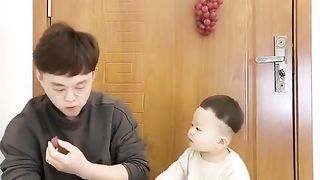Hahaha what an intelligent cute kid