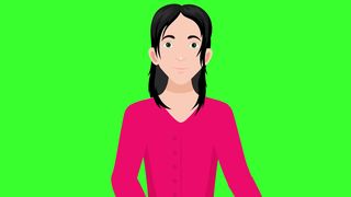 Talking girl