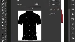 Clean dots into shirt in photoshop