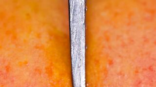 Peach Cut Closeup