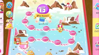 Candy Crush Saga ,1000 Level