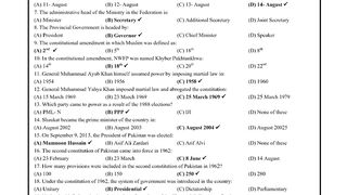 Pak study mcqs with Answers for second year students
