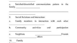Family Assessment tool, Public Health