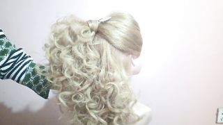 Prom curls hairstyle