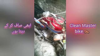 Bike washing at home