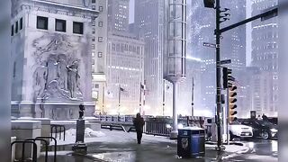 Snowstorm in USA
