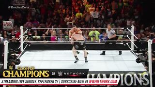 FULL MATCH - Brock Lesnar vs. John Cena - WWE World