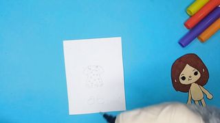 How to draw new dress for paper doll | Toca boca doll