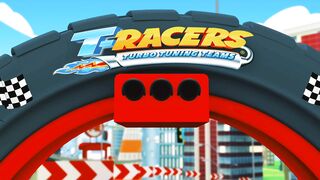 Racers cartoon for kids