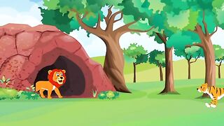 The King Of Jungle : Lion King Cartoon