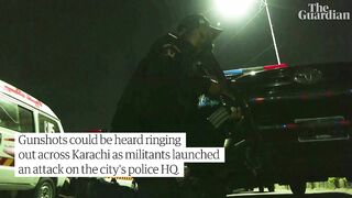 Pakistani Taliban launch attack on Karachi police HQ killing at least three