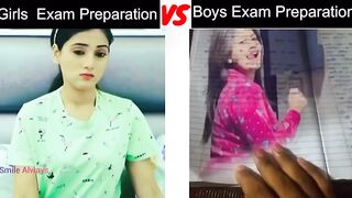 Girl exam vs boy Exam