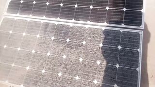 Solar panels damage problem