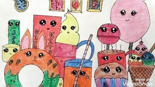 My Drawing Of Sweets #shorts | Candy Drawing|Easy Drawing Ideas|Kids Drawings