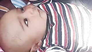 Baby playing