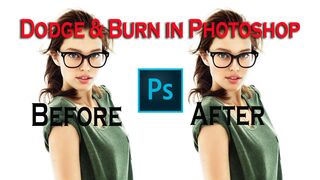 Dodge & burn  very easily in Photoshop. | Graphic design | Skin retouching