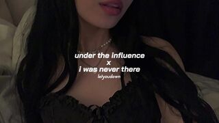under the influence x i was never there