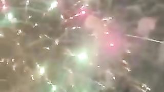Fireworks view from ✈️