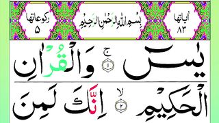Surah Yaseen Beautiful Recitation - Yasin Sharif Full  Surah Yaseen with HD Arabic Text [سورۃ یس].