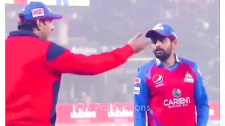 WASIM AKRAM AND BABAR AZAM #WASIM ANGERY#PSL