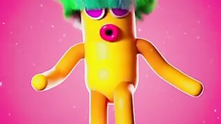 Rihanna Super Bowl 2023. Cartoon animation dance