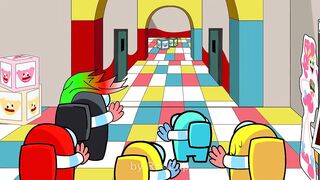 Among us mine boxy boo animation