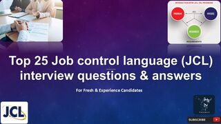 jcl interview | job control language | Top 25 Q&A | for fresh & experience candidates