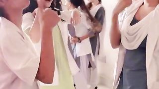 School girls dance..