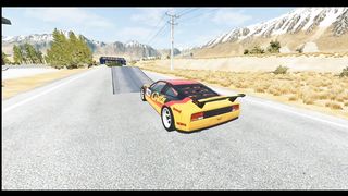 Jumping over cars #1 - BeamNG Drive | World BeamNG Drive