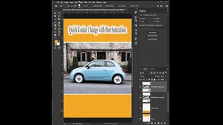 Quick Hue Saturation Color Change Adobe Photoshop Training