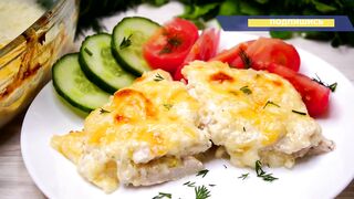 Куриная грудка с сыром в духовке.....