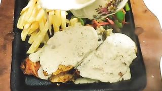 Chicken Steak With White Sauce ????