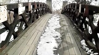 Snow covered Bridge