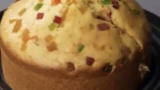 Eggless custard cake recipe ( subscribe please )