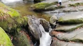 Water falls
