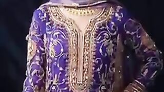 purple heavy  long  gharara bridal suit