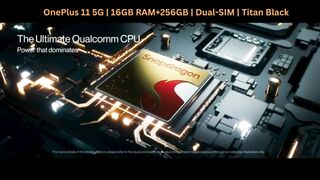 OnePlus 11 5G | 16GB RAM+256GB | Dual-SIM | Titan Black