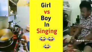 girl vs boy in singing