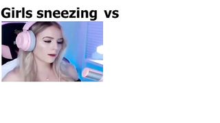 girls sneezing vs boy