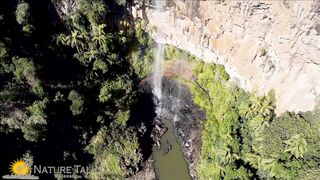 Amazing Waterfall-Relaxing-Sleep-Natural Water Sound. (1080).