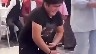 Cute boy dance