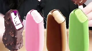ASMR || Food Challenge || TikTok Compilation || MUKBANG || Eating Sounds || Strawberry ice cream eating