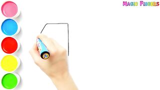 Drawing, Painting, Coloring Water Tanker for Kids